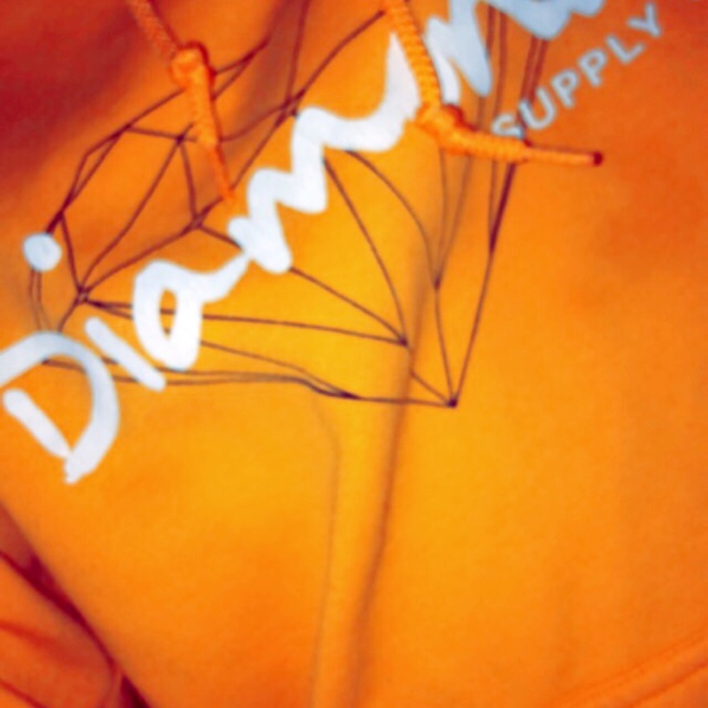 Yellow Diamond Supply co hoodie. Men’s Medium